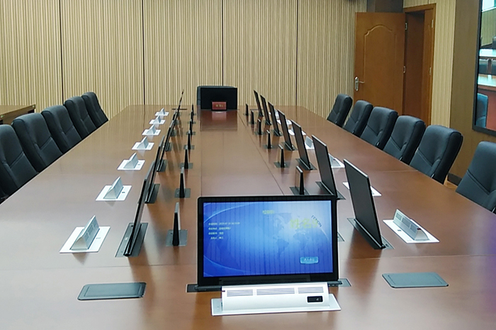 廣西某檢察院（液晶升降一體機(jī)、升降式電子桌牌、陣列式話(huà)筒）