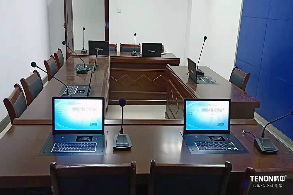 安徽某檢察院（液晶翻轉(zhuǎn)一體機(jī)、桌面式單元）