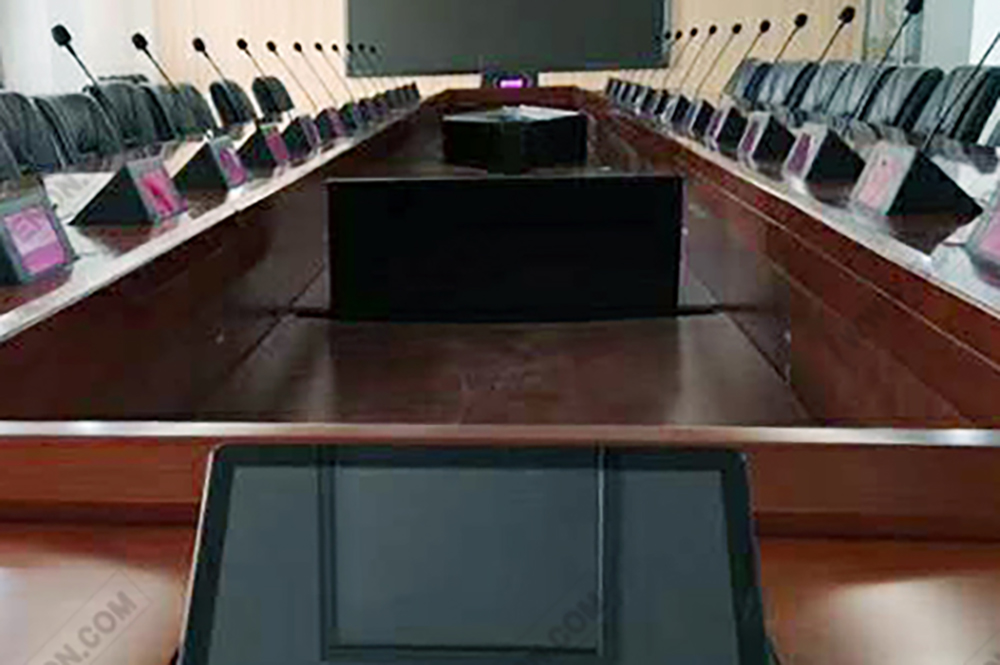 山東某政府（液晶翻轉(zhuǎn)一體機(jī)【前翻】、嵌入式話筒）