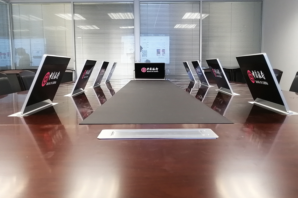 某中國銀行（液晶升降一體機背面定制LOGO）